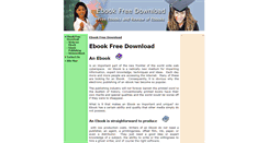 Desktop Screenshot of ebook-free-download.com